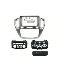 Nouvel arrivage : Cadre autoradio 9 pouces argenté pour Toyota Highlander 2001-2003, compatible Android et autoradios