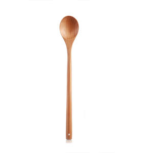 Personalized Engraving Logo Wood Gift <strong>Spoon</strong> Mixing Stirring Tasting Long Handle Oval <strong>Wooden</strong> <strong>Spoons</strong> for Cooking - Product Image 6