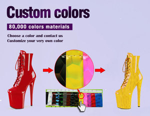 Sandalias de Tacón Alto Transparentes con Plataforma de Cristal de 20 cm, Elegantes y Sensuales para Bailarinas Exóticas, Modelo de <span class=keywords><strong>Striptease</strong></span>, Color Plateado - Product Image 6