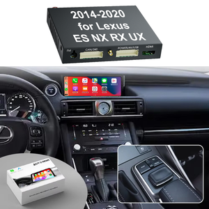 ES NX RX UX Auto Electronics Adaptador inalámbrico Apple CarPlay Módulo automático <span class=keywords><strong>Android</strong></span> para Lexus 2014 - 2020 con controles <span class=keywords><strong>de</strong></span> joystick - Product Image 1