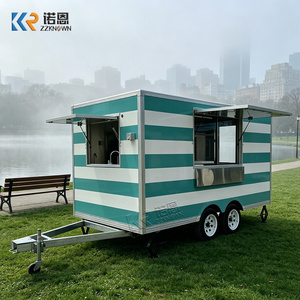 Volledig uitgeruste ijscowagen, mobiele gelaterie, bevroren desserts, drankenbedrijf, straatvoedselkar - Product Image 5