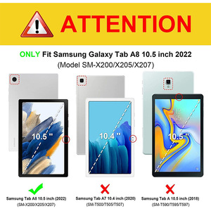Housse de protection pour clavier USB BT sans fil Coque en cuir pour <span class=keywords><strong>tablette</strong></span> Samsung Galaxy Tab <span class=keywords><strong>A8</strong></span> 10.5 pouces SM- X200 X205 X207 - Product Image 6