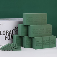 Blocs de mousse florale humide Oasis pour arrangements floraux, blocs de boue vert pour fleurs fraîches et préservées, argile florale, mousse de fixation pour fleurs