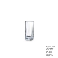 Verres à boire réutilisables personnalisés de 350 ml, de qualité supérieure, modernes, transparents, uniques, pour vin et bière