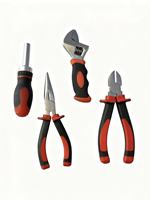Ensemble d'outils à main avec pinces coupantes à bec long, clé, en acier au chrome-vanadium, pour usage industriel, personnalisable OEM, emballage en mallette rigide