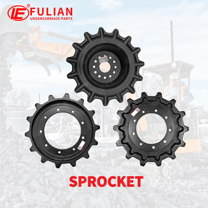 Onderstel Van De Lader Onderdelen Rubber Rupsband Standwiel Spoor Spoor Onderrol Voor <span class=keywords><strong>Takeuchi</strong></span> Tl120 Tl126 Tl130 Tl140 <span class=keywords><strong>Tl150</strong></span> - Product Image 2