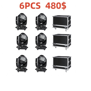 <span class=keywords><strong>Bluemoon</strong></span> - Luz LED Móvil con Zoom de 19 x 15 W, Ángulo de Haz de 8-45°, Control DMX512 para DJ, Clubes y Escenarios - Product Image 1