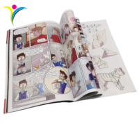 Impression personnalisée de bandes dessinées et de mangas en couleur avec papier couché/offset, reliure parfaite, couverture souple, plastification