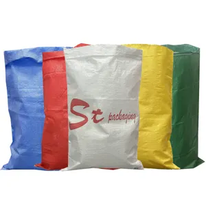 Sacos Polipropeno De Rafia Blanco Sac De Riz 50 kg Sacs en polypropylène PP Sac tissé pour l'emballage de riz grain de maïs 50 kg 100kg