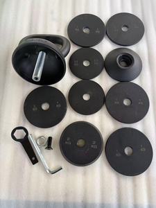 Nouvel équipement de fitness 2026 : Kettlebell réglable pour femmes, plaques de poids en multiples de 0,5 kg, 6-12 kg - Product Image 2