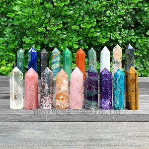 Cristal de guérison hexagonal à facettes de 6 mm, cristal de méditation, yoga, Reiki, cadeau de cristal pour la fête des mères - Product Image 2