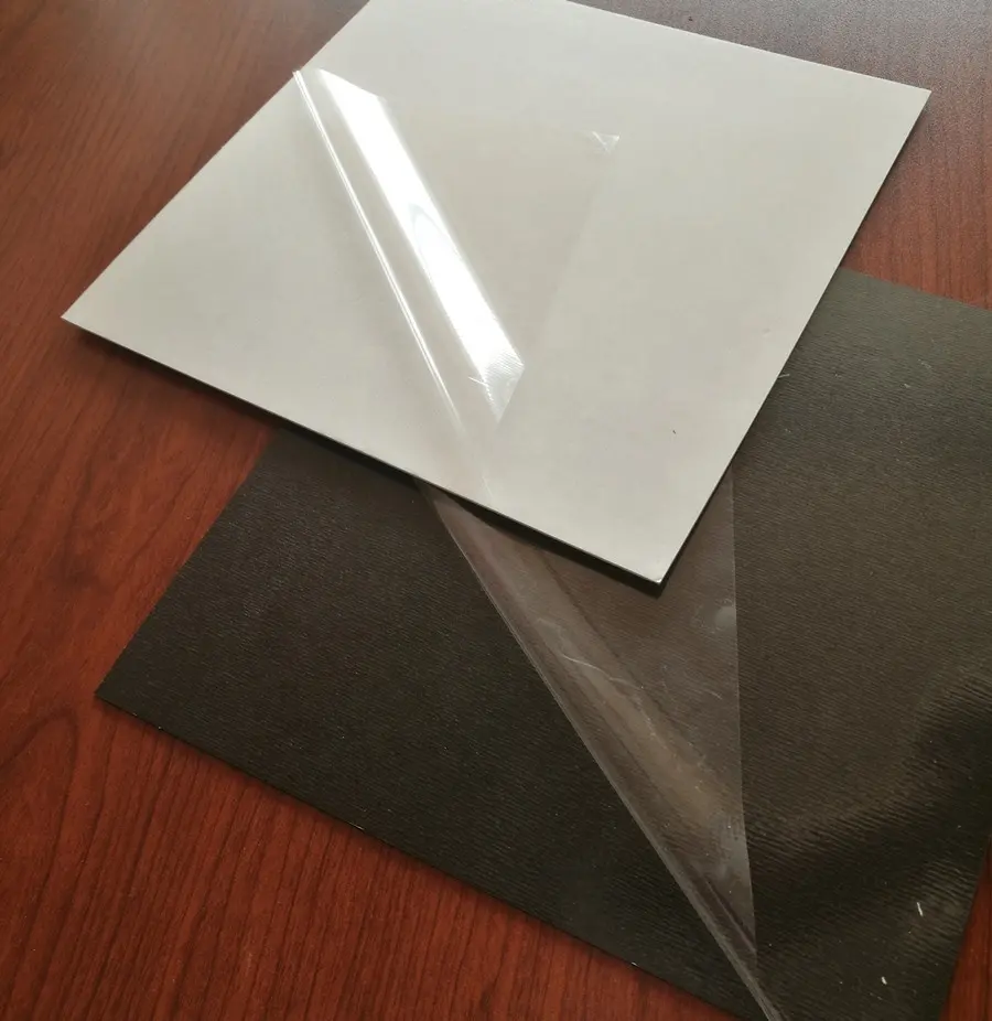 1 мм ПВХ клейкие листы черный ПВХ лист для фотоальбома