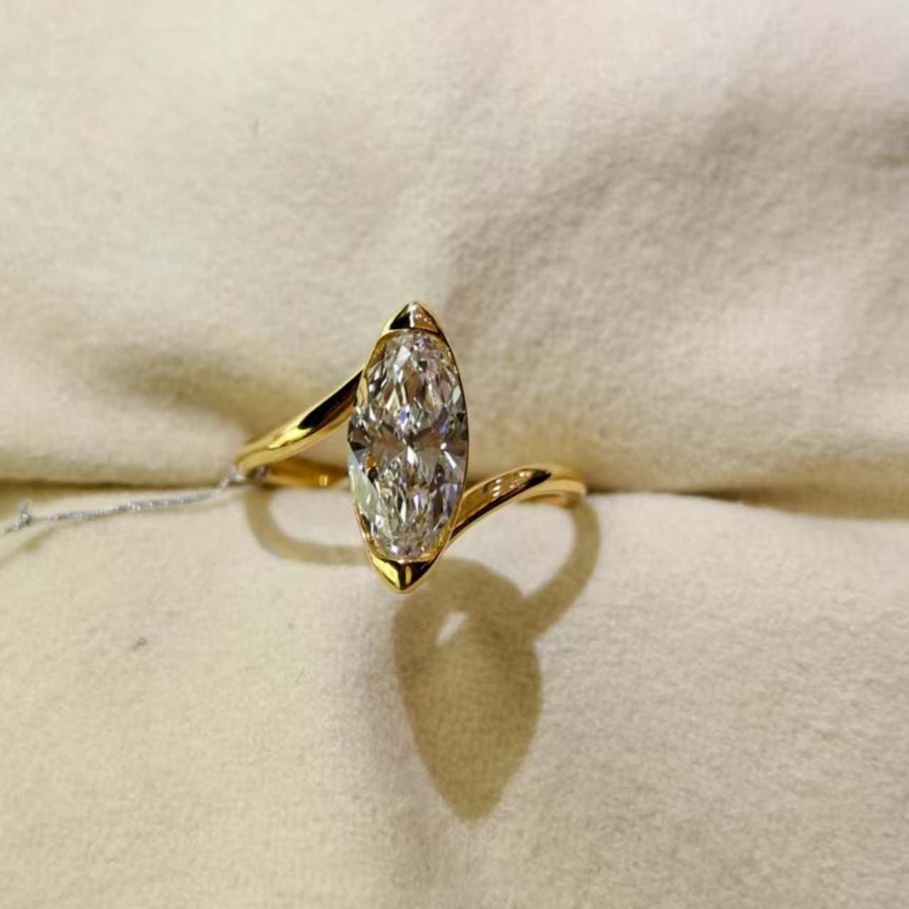 yellow diamond gold ring