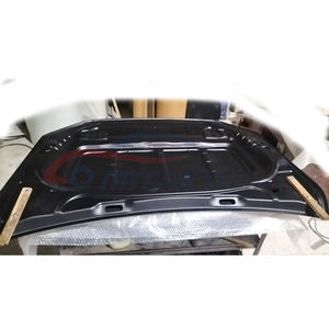 Para VW <span class=keywords><strong>POLO</strong></span> GTI <span class=keywords><strong>2018</strong></span> 2019 2020, cubiertas de capó de motor de coche, capó de fibra de carbono, cubierta frontal, rejillas de ventilación, kit de carrocería - Product Image 4