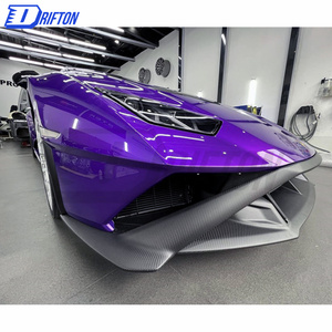 ลิ้นหน้าคาร์บอนไฟเบอร์แบบมองเห็นได้สำหรับ Lamborghini Huracan STO - Product Image 4