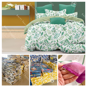 Giá Rẻ Bán Buôn 100% Polyester In Sợi Nhỏ Bộ Ga Trải Giường 3/4/6Pcs Phẳng Được Trang Bị Tấm Bộ Đồ Giường Bộ Chăn Bộ Bìa Bộ - Product Image 3