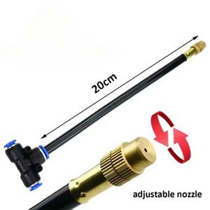 Kit de Irrigação por Gotejamento F106, Sistema de Rega Automático, Micro Sprinklers Ajustáveis em 360 Graus, Conectores Rápidos para Tubos de Jardim - Product Image 3
