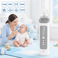 Aspirateur nasal électrique rechargeable en silicone pour bébé, personnalisé, pour les vendeurs Alibaba
