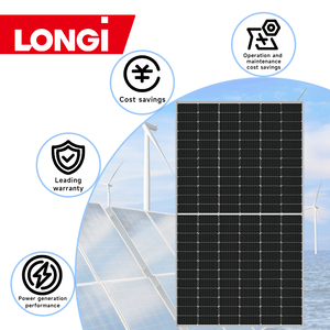 Panel solar Longi 445-465M proveedores solares ventas PV Half Cell House panel solar precio mejores paneles solares del mundo - Product Image 4