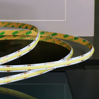 576 LED 10M rollo 8mm Pcb tira de luz inteligente DC24V Control remoto 20mm corte direccionable secuencia de píxeles Cob Led tira