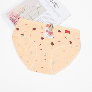 Mutandine di cotone con stampa floreale da donna UOKIN modello normale carino da donna a vita media slip intimo - Product Image 3