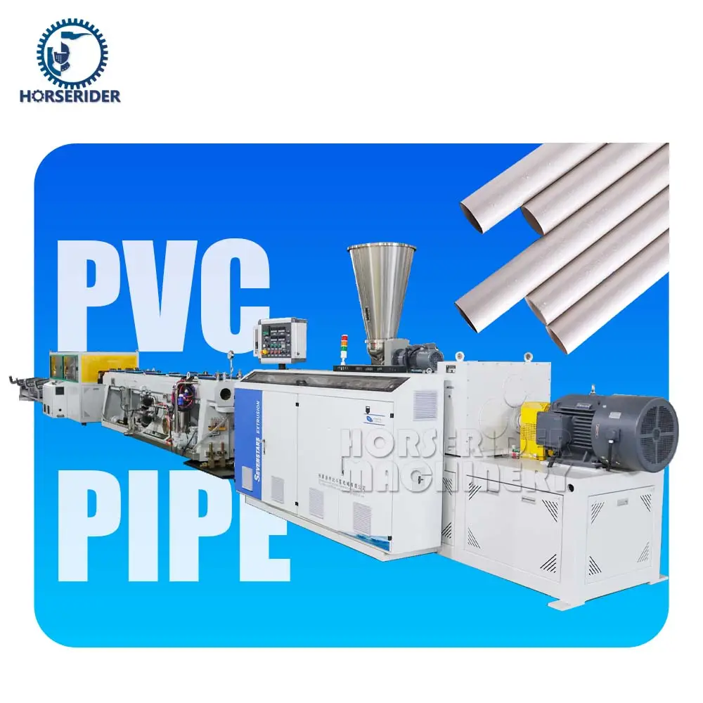 Extrusora de tubos de PVC/UPVC/CPVC, máquina de producción de tuberías de PVC