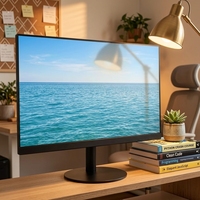 Moniteur LED COOLBIRD 22 pouces Full HD 1080P, écran d'ordinateur avec dalle IPS, design fin, moniteur de bureau OEM ODM