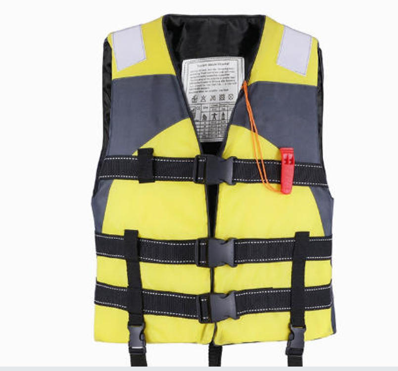 Gilet de sauvetage adulte jaune