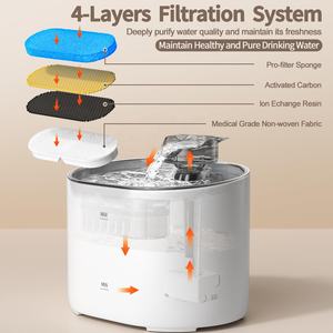 بيع بالجملة التلقائي القط الكلب 5 لتر عبر الحدود الساخنة الحيوانات الأليفة النافورة تعمل بالطاقة الصلبة تشغيل المياه المتداولة - Product Image 5