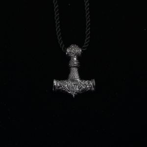 Collier pour homme, style viking nordique, marteau de Thor Mjolnir, bijoux scandinaves - Product Image 5