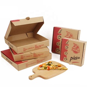 OEM Manufacturer Custom Design Take away Paper Pizza Box Recyclable Packaging Boxes and Corrugated Pizza Box