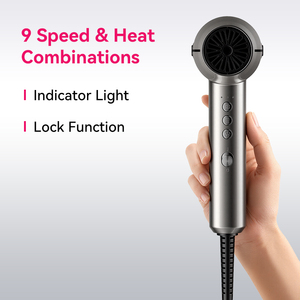 <span class=keywords><strong>Asciugacapelli</strong></span> FirePhoenix M3 Salon Pro 2300W con velocità e temperatura regolabili, funzione blocco temperatura, cavo da 3,5 m, spina EU - Product Image 2