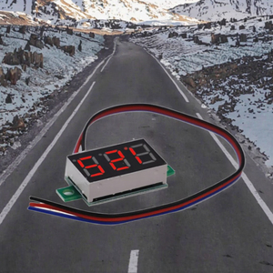 0.36 \ "kỹ thuật số vôn kế với Red LCD hiển thị DC 0-100V 3 chữ số Bảng điều chỉnh Meter cho electromobile xe máy xe Đồng hồ đo - Product Image 5