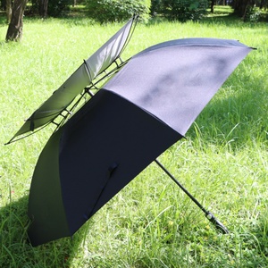 Parapluie de golf portable avec étui - Manche en fibre de verre double couche pour hommes et femmes, design compact pour les voyages - Product Image 2