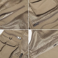 Gilet de pêche voyage léger pour hommes, vêtement en plein air, Safari, pêche voyage, plusieurs poches, été