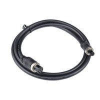 Assemblage de câble d'extension de connexion de capteur mâle femelle, connecteur étanche IP67 M12