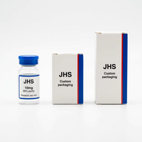 Boîtes personnalisées de luxe pour petits flacons de peptides de 2 ml, 3 ml, 5 ml, 10 ml, double compartiment, 10 flacons, avec plateau en plastique