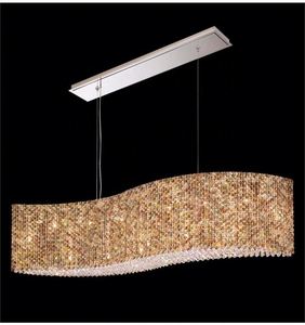 Lámpara de Araña de Cristal K9 de Estilo Retro Italiano, Lámparas Colgantes Grandes para Bodas, Iglesias, Comedores o Bares con Base E26 - Product Image 2
