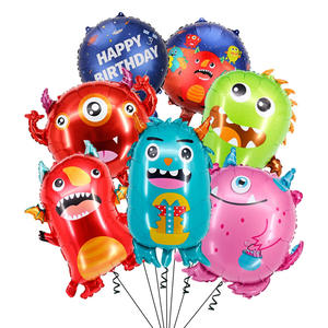 Nouveau modèle sur le thème du virus extraterrestre popularité ballon ensemble virus en forme de film en aluminium ballons jouets de dessin animé pour enfants - Product Image 5