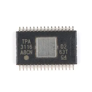 Chip IC Original TPA3116D2DAD TPA3116D2QDADRQ1 TPA3116D2DADR TPA3116D2 IC TPA3116D2, amplificador de Audio TPA3116D2