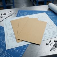 Feuille de carton laminé isolant électrique Grandsyn 0,1-0,6 mm pour applications haute tension, tension nominale 50 KV