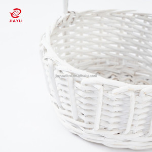 JY toptan küçük hediye ambalaj sepetleri beyaz düğün sepetleri çiçek kız hediye depolama paketi veya sepet satış hediyeler için - Product Image 4