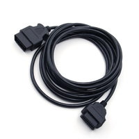 Cable de Extensión OBD2 de 16 Pines, 5m/10m, ELM327, Conector de Interfaz Adaptador de Herramienta de Diagnóstico