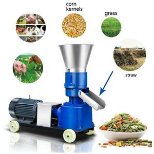 Mini máquina de pellets de alimentación animal Máquina de pellets de alimentación animal con motor diésel - Product Image 1