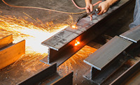 Structure en poutre H laminée à chaud de haute résistance pour la construction, acier de haute qualité S235/S275/S355, 305x102x25kg/m, longueur 12m, soudage
