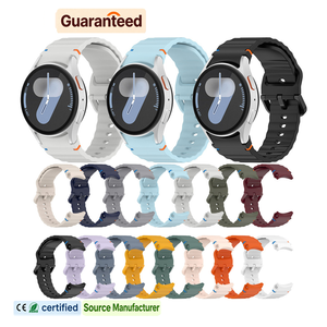 Correa de Silicona para Reloj <span class=keywords><strong>Samsung</strong></span> 7 6 <span class=keywords><strong>5</strong></span> Pro 44mm 40mm 45mm, Brazalete Deportivo para Galaxy <span class=keywords><strong>Watch</strong></span> 6 Classic - Product Image 1