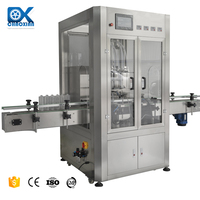 Machine de dosage de liquides en bouteille de verre de 8 oz à haute précision, ligne de remplissage et de bouchage automatique servo-volumétrique pour huiles
