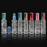 Flacon pulvérisateur miniature personnalisé 10ml 15ml avec bouchon à vis, flacon testeur de parfum en forme de courge amère, étanche et à dégradé de couleurs