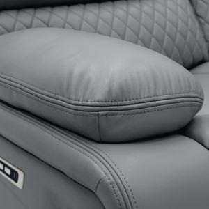 <span class=keywords><strong>Canapé</strong></span> <span class=keywords><strong>d</strong></span>'<span class=keywords><strong>angle</strong></span> électrique en cuir moderne 5 places Geeksofa Furniture avec console pour salon - Product Image 4