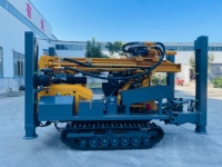 Machine de forage de puits d'eau à hauteur réglable sécurisée MAX 200m, équipement de forage de sondages